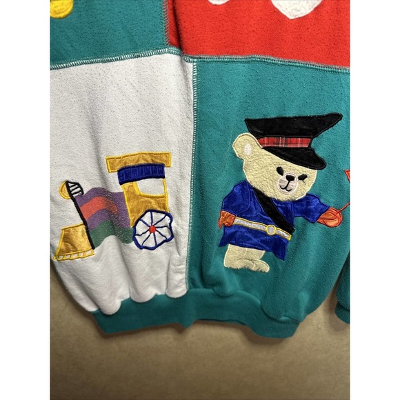 Vintage Ashleigh Morgan Christmas Pullover Sz S GUC - Picture 4 of 5